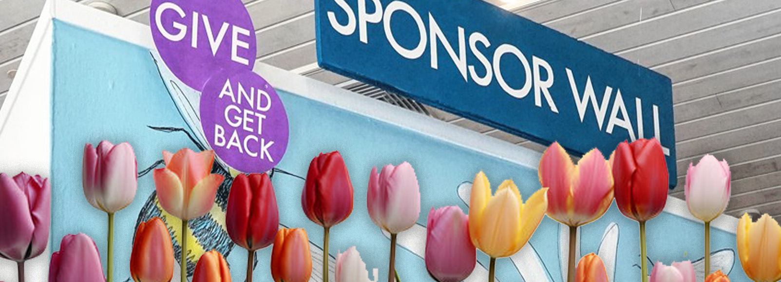 Flower Show 2026 Sponsor Wall Banner